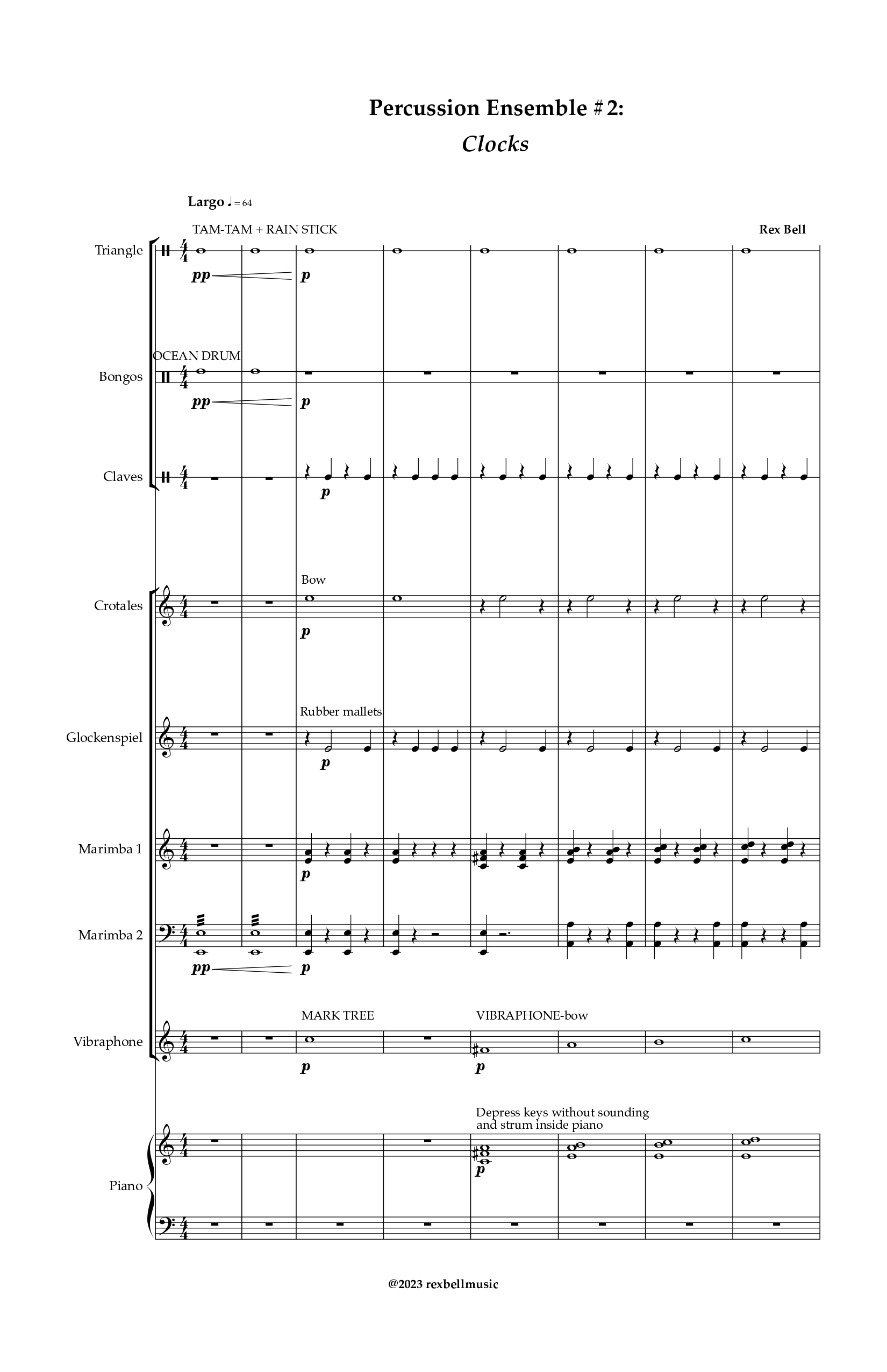 Percussion Ensemble #2: Clocks